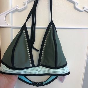 Olive Green Bikini Top